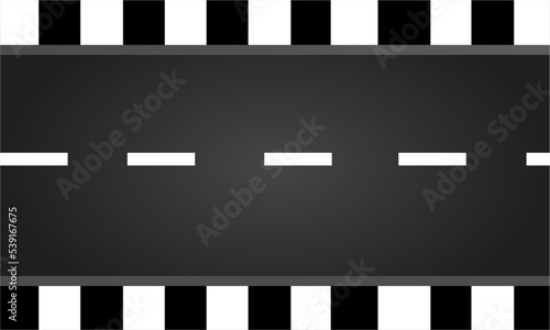 Highway road, creative concept of background layout. Vector illustration.