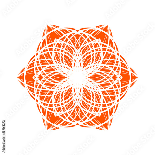 Mandala. Vintage decorative elements. Oriental pattern, vector illustration. Round Pattern Mandala. Round backgrounds for the greeting cards, invitation, tattoo template, business style, cards or else