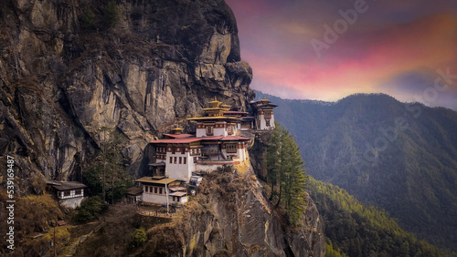 Tiger Nest, Paro Taktsang Monastery, Bhutan photo