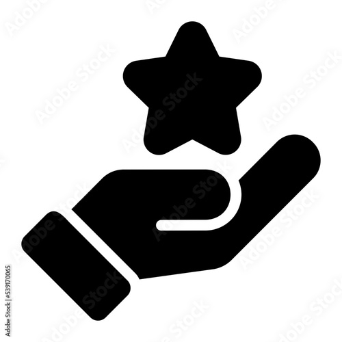 favorite glyph icon