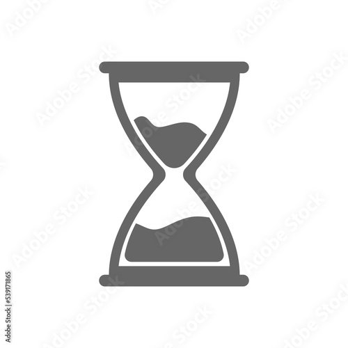 hourglass icon vector. old timer