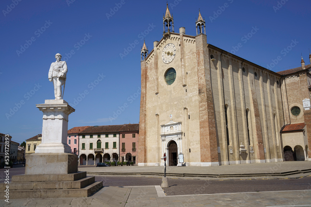 Historic church of Montagnana, Italy