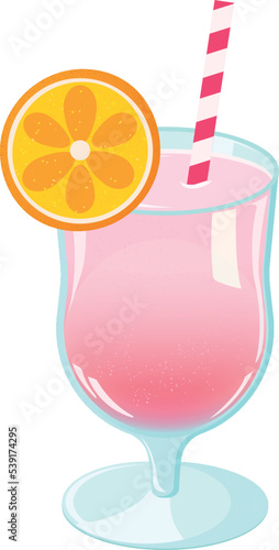 Glass of cocktail