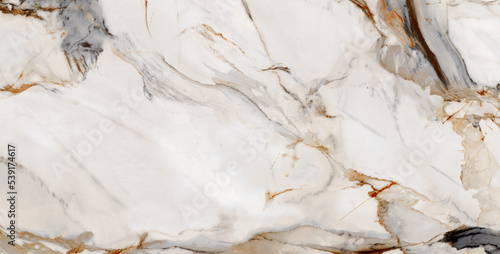 white statuario marble texture background with brown vines. carrara statuario glossy granite for architecture ceramic slab tile design. glossy satvario limestone thassos quartzite.