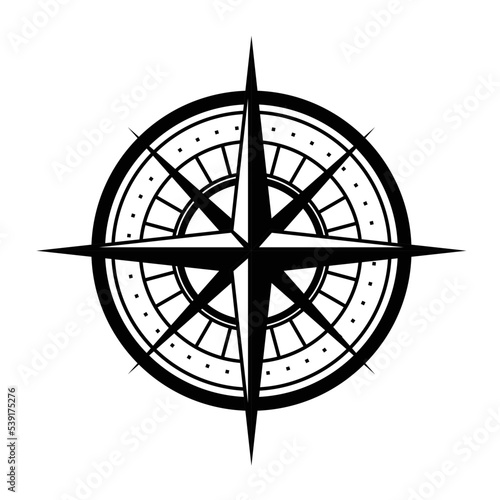 compass rose star cartography exploration expedition vector