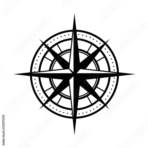 compass rose star cartography exploration expedition vector