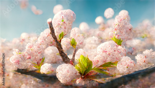 Cherry tree background