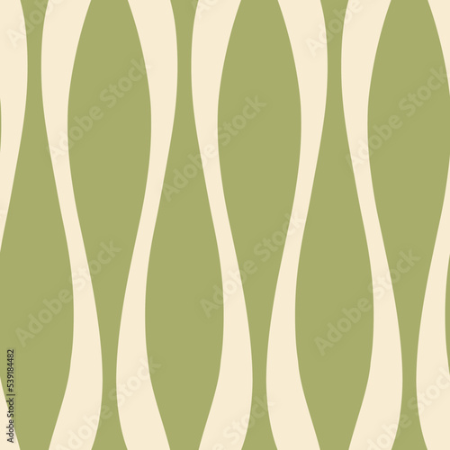 Symmetrical vertical lines endless vector background. Simple corrugated shapes seamless pattern.