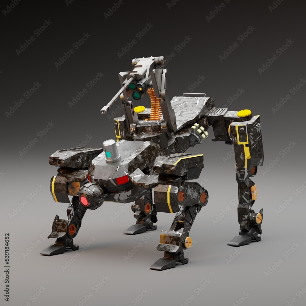 futuristic robot dog AI soldiers for future warfare futuristic robot dog AI soldiers for future warfare