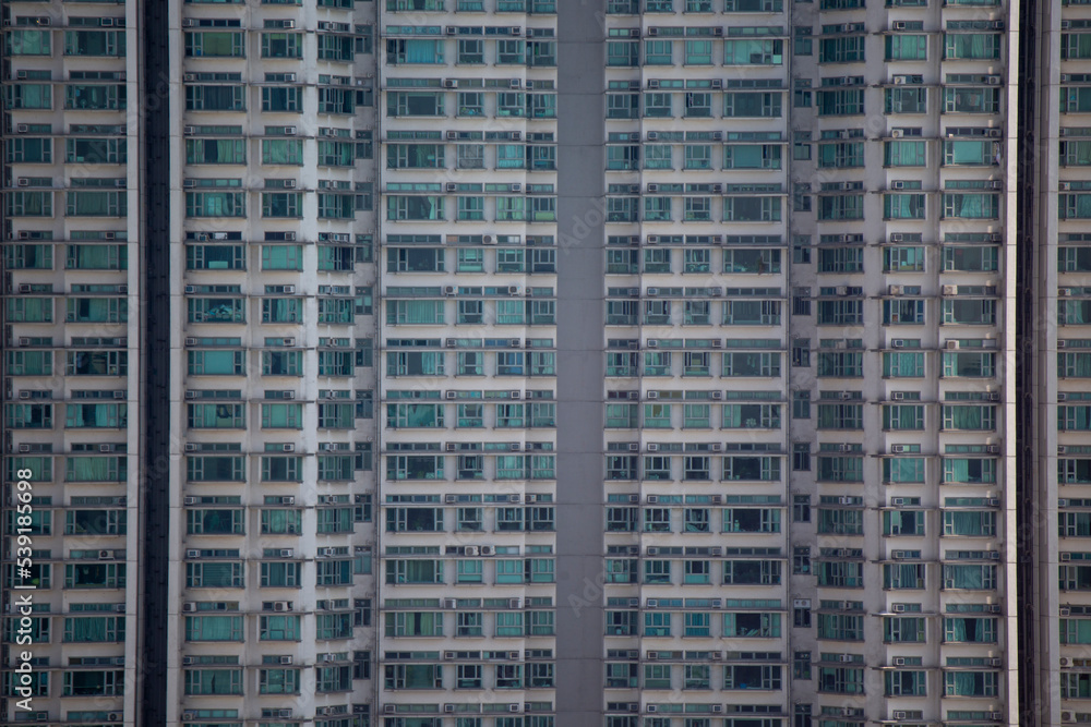 2022 Oct 14,Hong Kong.Dense and highrise residential apartment blocks in Hong Kong 2022 Oct 14,Hong Kong.Dense and highrise residential apartment blocks in Hong Kong