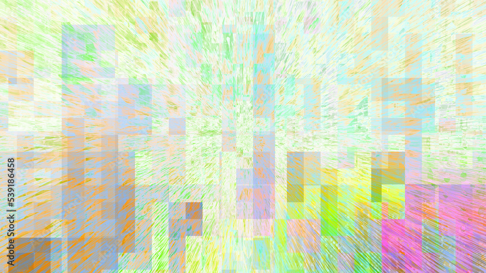 Fototapeta premium Abstract iridescent glitch art texture background image.