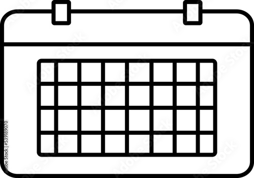 desktop calendar icon