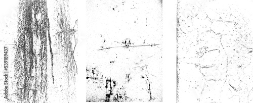 Grunge Urban textures set. Three vector textures.Dust Overlay Distress Grain ,Simply Place textures over any Object to Create grungy Effect .abstract,splattered , dirty, texture for your design. 