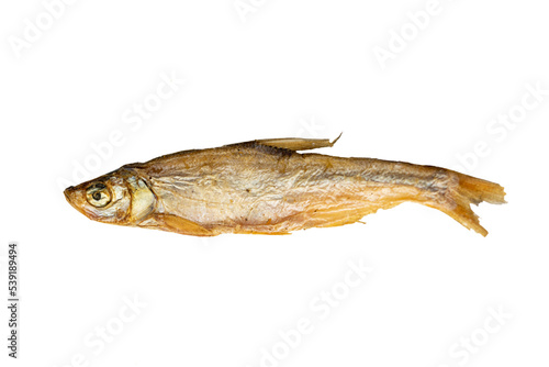 Fototapeta Naklejka Na Ścianę i Meble -  Dried smelt fish - European smelt (Osmerus eperlanus) - pet food