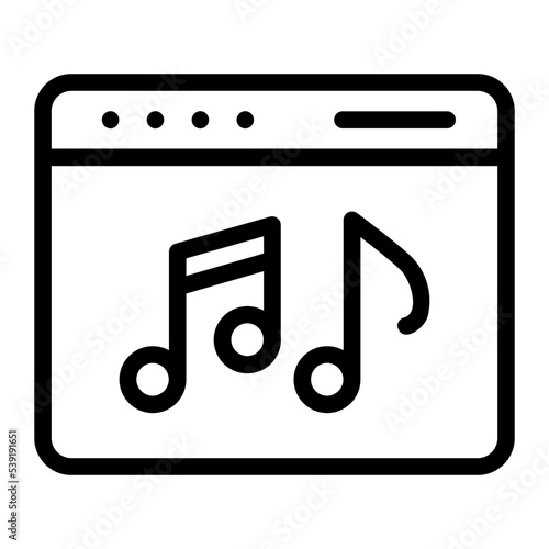 music line icon
