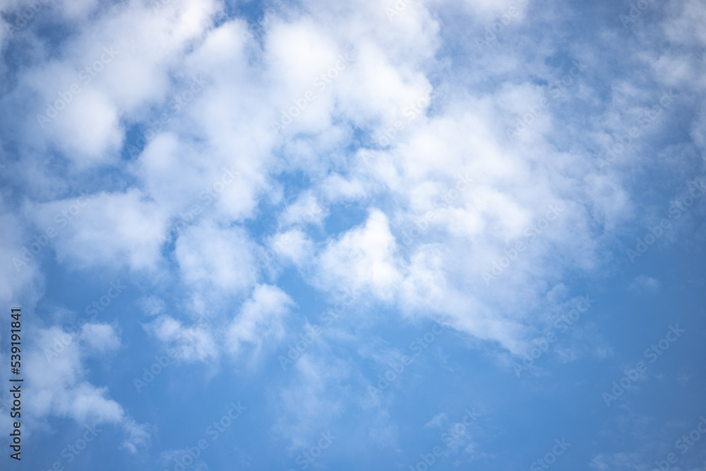 Blue sky with white clouds for background Blue sky with white clouds for background