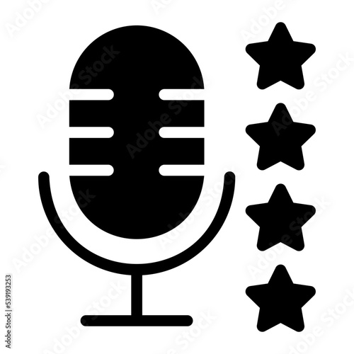 rating glyph icon