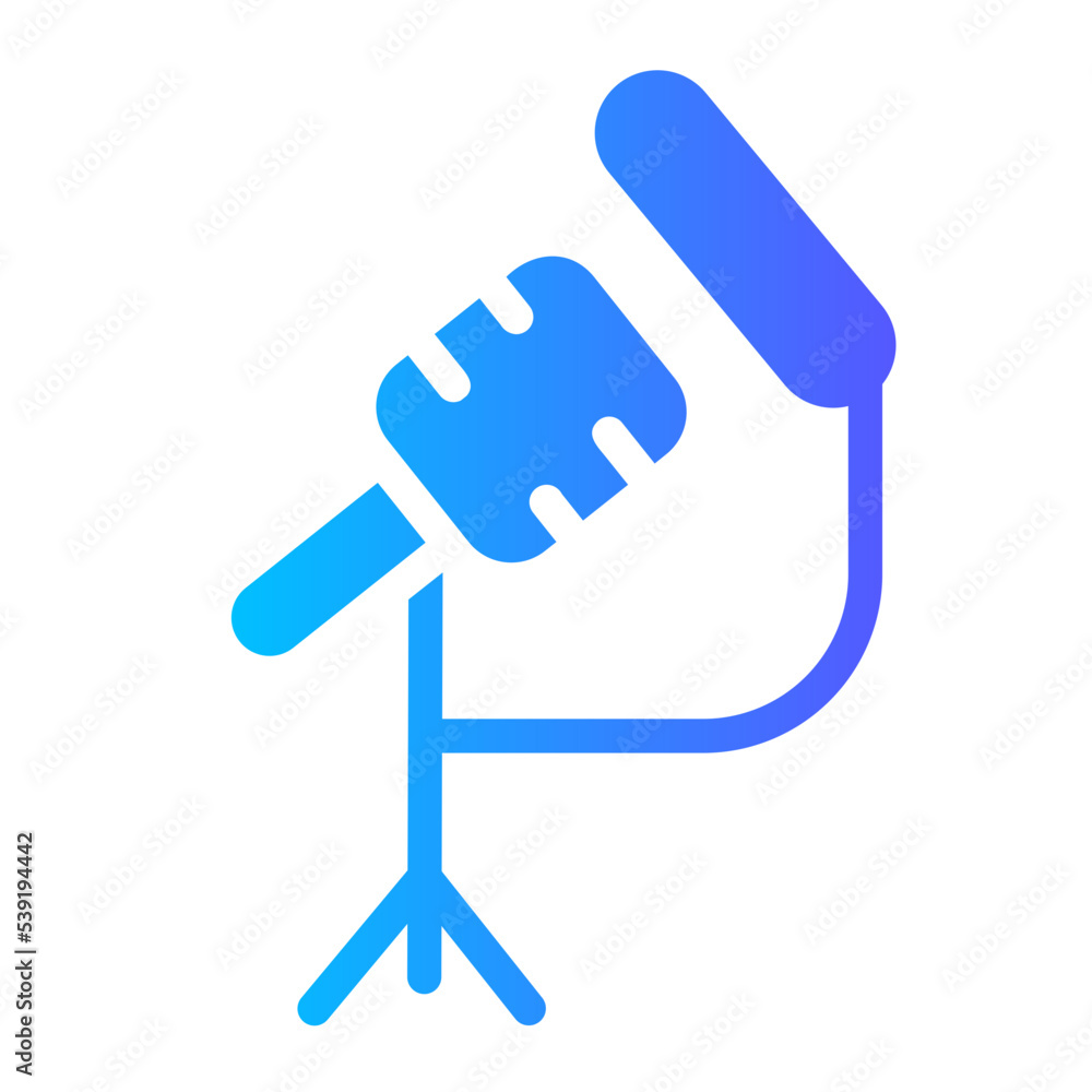 condenser mic gradient icon condenser mic gradient icon