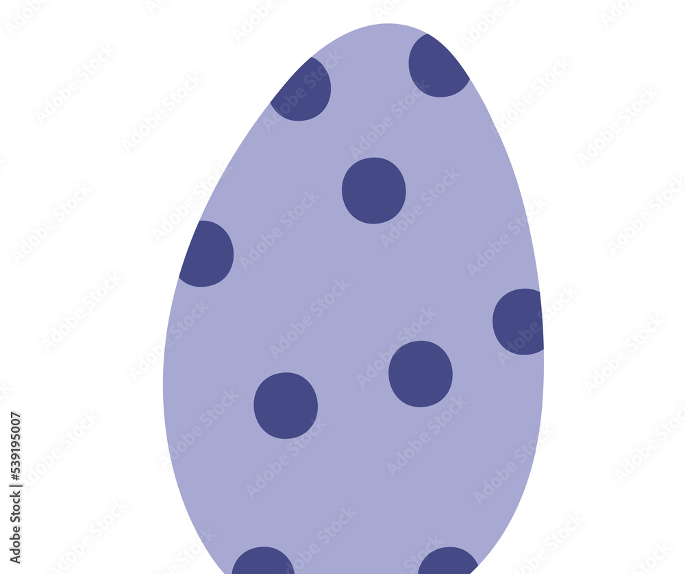 Purple chicken egg. Easter element with transparent background. Holiday spring children illustration for Easter decor Purple chicken egg. Easter element with transparent background. Holiday spring children illustration for Easter decor
