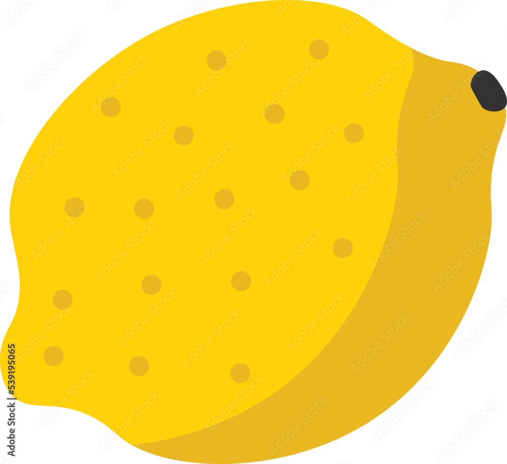 Hand drawn lemon Food icon. Vector illustration Hand drawn lemon Food icon. Vector illustration