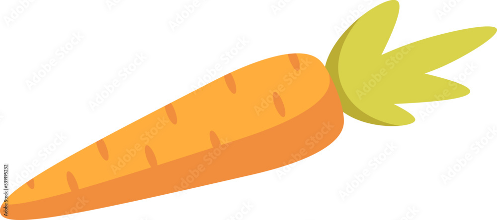 Hand drawn carrot Food icon. Vector illustration Hand drawn carrot Food icon. Vector illustration