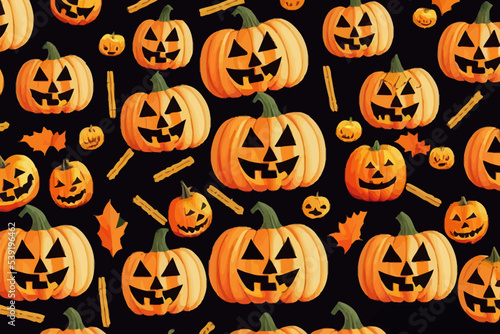 happy halloween event mockup design background