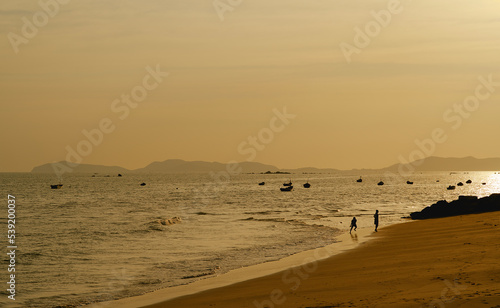 Sunset at Phayun Beach, Ban Chang, Rayong, Thailand