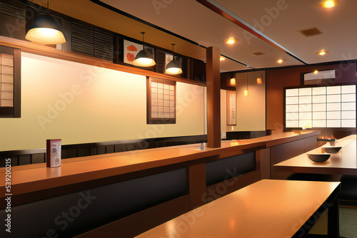 Japanese Traditional Restaurant Interior