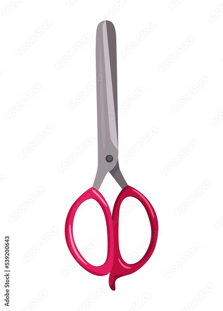 Scissor icon. Hand drawn professional sharp equipment for tailor. Cutting scissors for needlework. Craft and scissoring for creative work Scissor icon. Hand drawn professional sharp equipment for tailor. Cutting scissors for needlework. Craft and scissoring for creative work