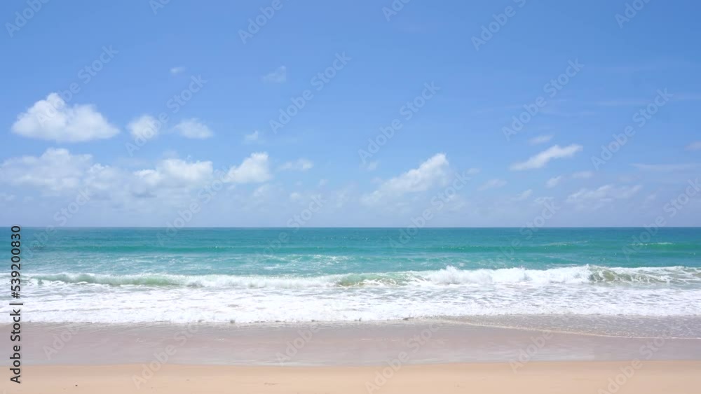 Landscape beach and blue sky. tropical beach summer Landscape beach and blue sky. tropical beach summer