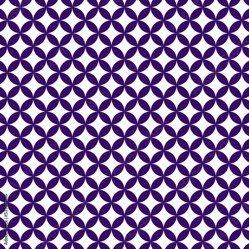 Violet Flower Of Life Sacred Geometric Pattern Vector Illustration