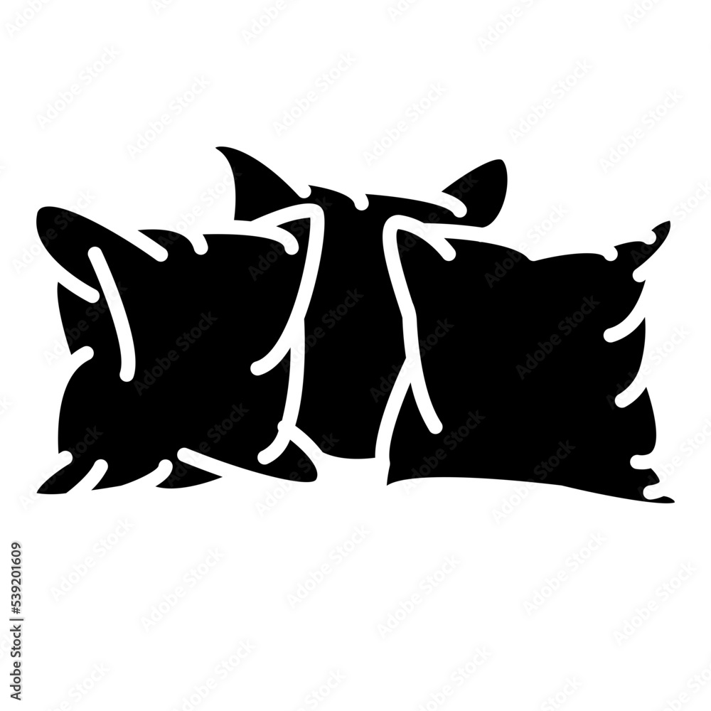 Fototapeta premium pillow icon
