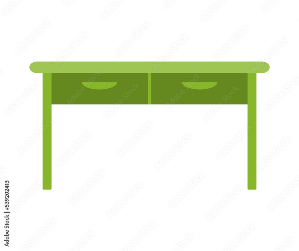 Empty wooden table or desktop. Clean small element of of home interior scenics. Template for object presentation. Table isolated on white background Empty wooden table or desktop. Clean small element of of home interior scenics. Template for object presentation. Table isolated on white background