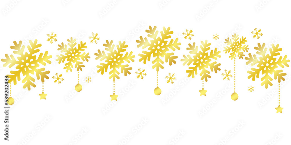 Christmas Snowflake Decorative Frame Border Christmas Snowflake Decorative Frame Border