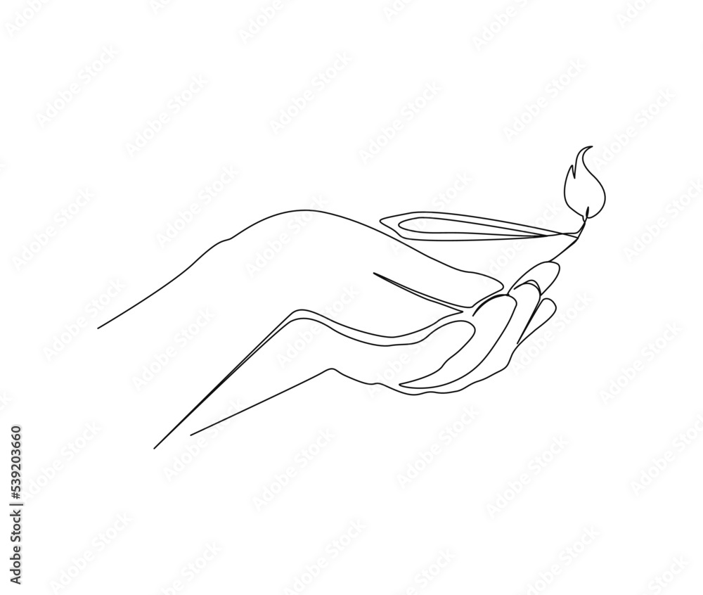 Image of Sketch Of Traditional Indian Festival Diwali Celebration Using  Hanging Metal Oil Lamp Hand Made Diya With Kumbh Kalash Editable Outline  IllustrationZM311325Picxy