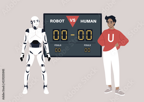 Artificial intelligence versus human brain, a technological competition