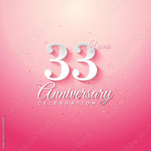 33 years anniversary celebrations, invitation card © EuroArt