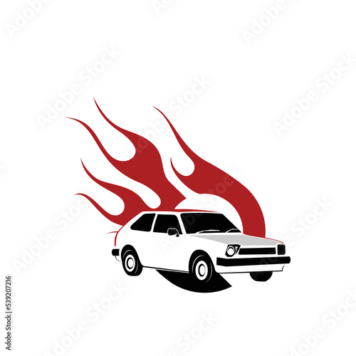fire car logo icon