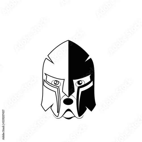 gladiator dog logo