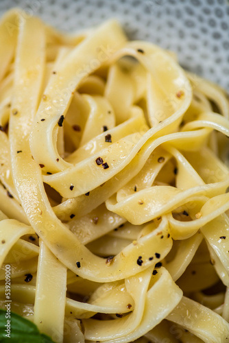 Close up Tagliatelle