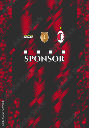 Soccer jersey design for sublimation 