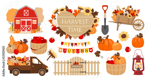 HARVEST TIME PUMPKIN SET