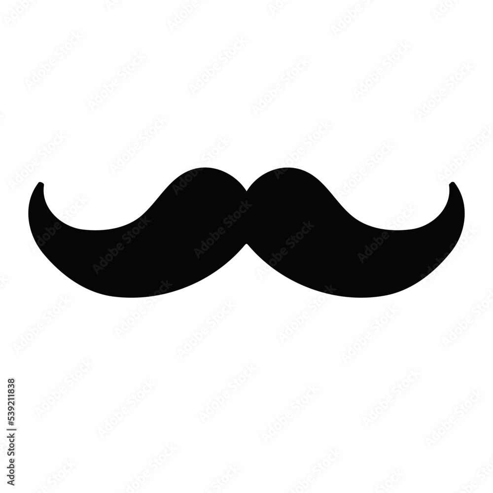mustache icon men symbol vector design mustache icon men symbol vector design