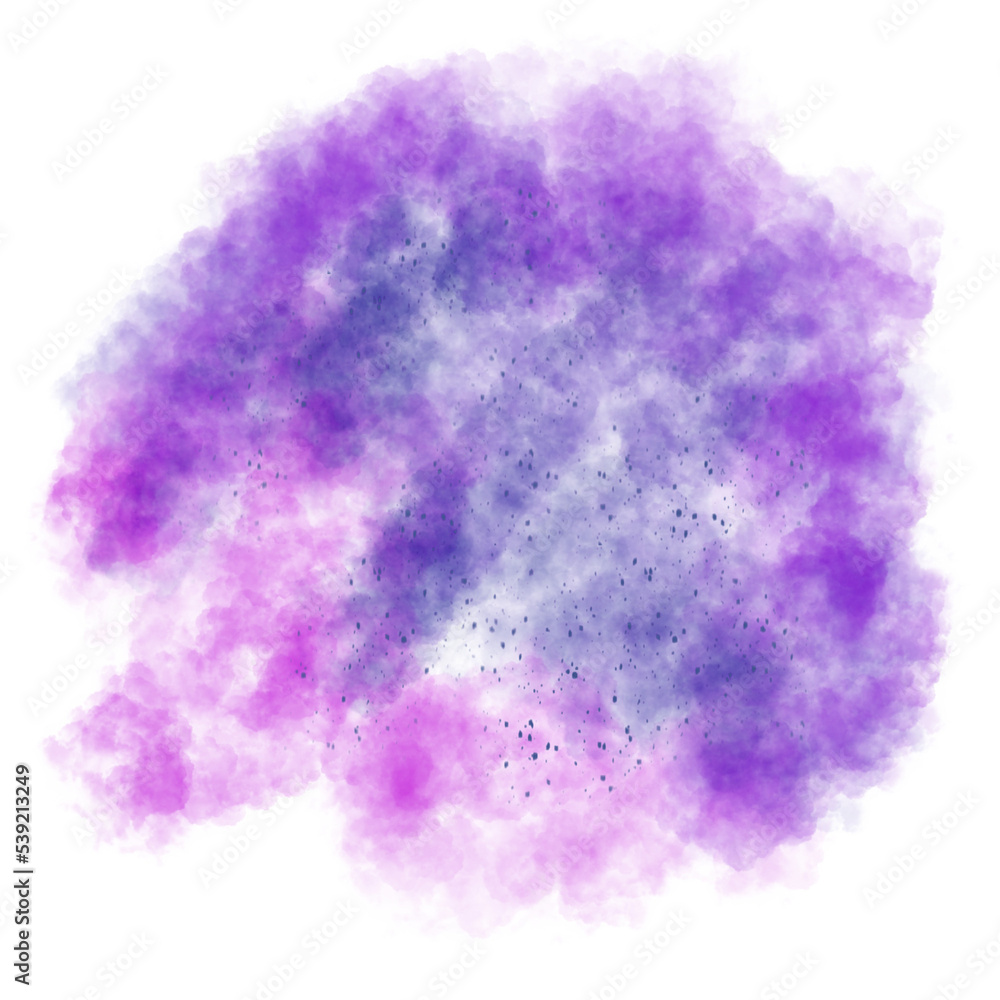 Fototapeta premium Smoke Splash Abstract Space Watercolor