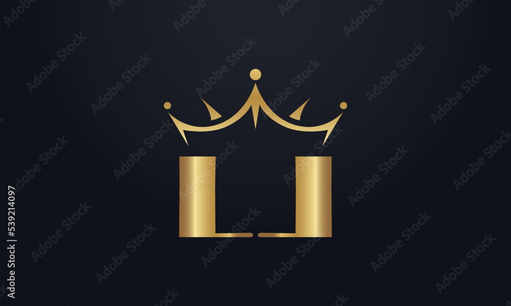King crown logo design vector and extra bold queen symbol King crown logo design vector and extra bold queen symbol