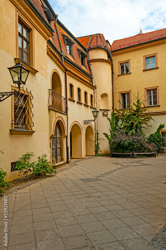 Old buildings in the Historic District of the Moravian capitol Brno