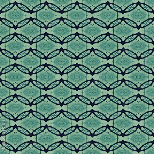 Geometric seamless textile pattern 3d illustrated 