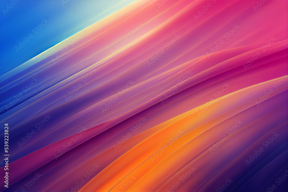 Super detailed colorful waves background, copy space banner,conceptual ...