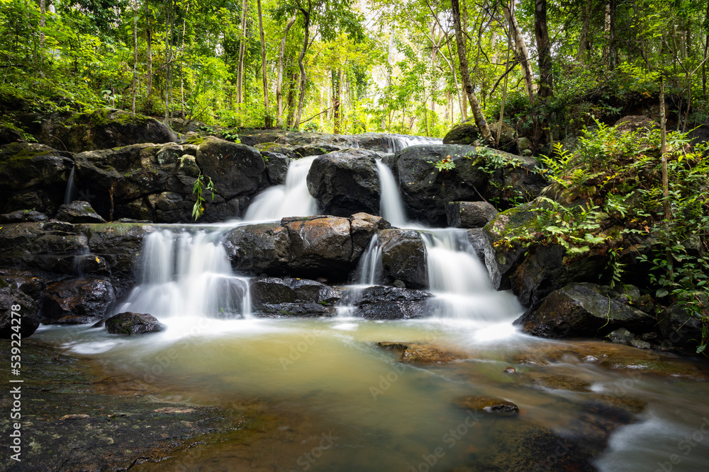 Pho Hin Dad Waterfall at Namtok Samlan National Park