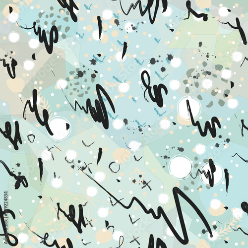 seamless pattern with words